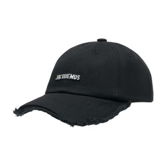 Jacquemus Womens Acu00452aw00092-990 Baseball Cap Black Cotton