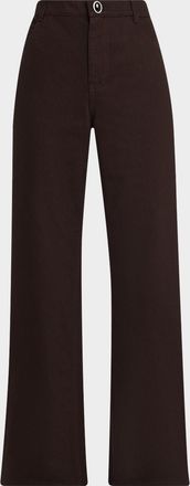 CHRISTOPHER ESBER Relaxed Wide-Leg Jeans