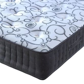 Bedmaster Affinity Pocket Sprung Memory Foam Mattress in Charcoal | Size: Small Single
