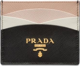 Prada leather card holder - Nero