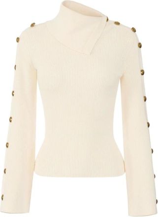 Elisabetta Franchi Donna, Maglie, Beige, M, new
