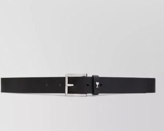 Ami belt adjustable length heart studs metal buckle