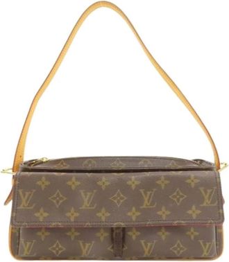 Louis Vuitton Pre-owned Vivacite MM Schoudertas - Dames - Vintage Schoudertas - Bruin - ONE Size - Vintage