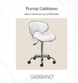 OEM Taburete Cosm&eacute;tico Gabbiano Q-4599 Blanco