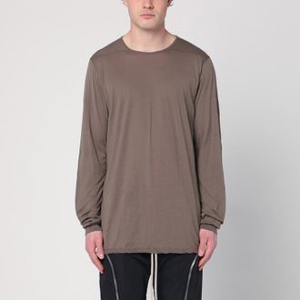 Rick Owens Dust-coloured T-shirt in cotton
