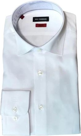 Roy Robson Witte Satijnen Overhemd Slim Fit - Heren - Zakelijke Overhemden - Wit - 2XL - Satijn - Overhemden