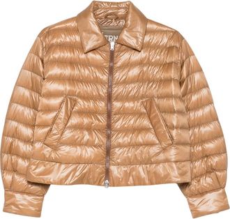Herno Brown Quilted Jacket