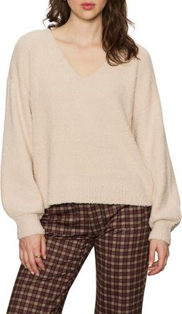 Sanctuary Teddy Shine Sweater in Light Oat Beige at Nordstrom, Size X-Small