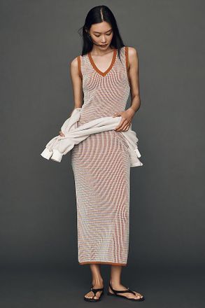 Varley Albane 100% Cotton Midi Dress