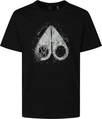 Moose Knuckles Camiseta con logo Icebreak - Tops - Hombre - Negro - XL