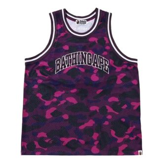 A Bathing Ape Color Camo Jersey Purple 1I30-108-019-PUL