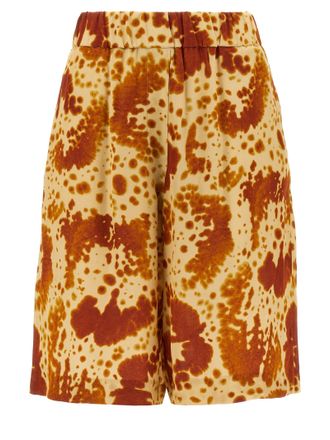 Dries Van Noten Pomy Bis Bermuda And Short Multicolor