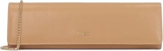 Kazar Leren langwerpige gelegenheidstas - Dames - Clutches - Beige - ONE Size - Leer - Tassen