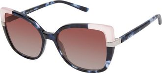 ANN TAYLOR ATP928 Polarized C03 Womens Sunglasses Tortoiseshell Size 52