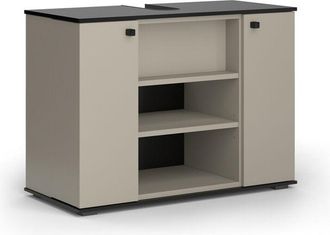 Vicco Mobiletto per lavabo Joli, Grigio, 80 x 59 cm con 2 porte Vicco