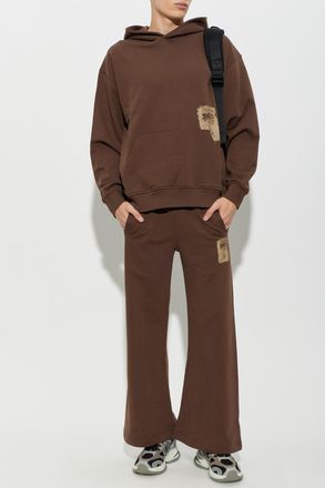 Palm Angels Hoodie, Mens, Brown