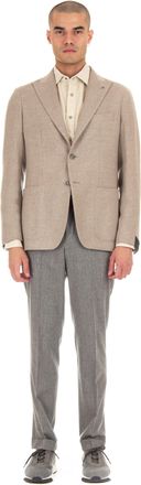 Tagliatore Montecarlo Wool Diagonal Jacket