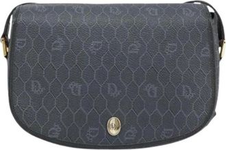 Dior Pre-owned Cross Body Bags, female, Black, Size: ONE SIZE Pre-owned Vintage Honeycomb Shoulder Bag