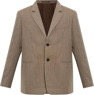 STUDIO NICHOLSON Roversi Wol Jas - Heren - Blazers - Bruin - M - Wol - Jassen