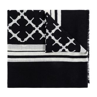 By Malene Birger Scarves, female, Black, Size: ONE SIZE Wool Scarf by Malene Birger