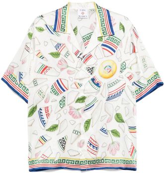 Casablanca Camicia Le Vase Brise - Bianco