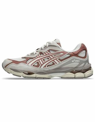 Asics Gel-NYC sneakers in crema e marrone-Neutro