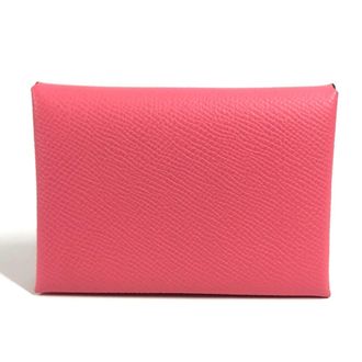 Herm&egrave;s Pink Epsom Leather Coin Purse/Coin Case (Pre-Owned)
