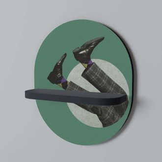 OEM Estante Ovalado Negro Fall Of Man