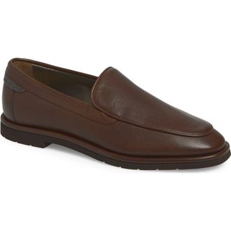 Brunello Cucinelli Monili Detail Apron Toe Loafer in Cacao at Nordstrom, Size 10.5Us