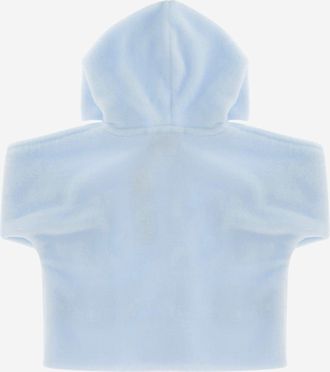 1+ in the family Girls Bamboo-Blend Coat Light Blue Polyester