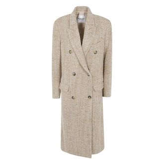 Isabel Marant Dames, Mantels, Beige, Maat: XS Zijde