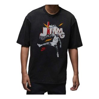 Nike x Jordan Brand T-Shirt Asia Sizing Black White HJ2930-010
