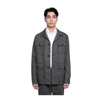Tagliatore Heren, Jassen, Grijs, Maat: XL
