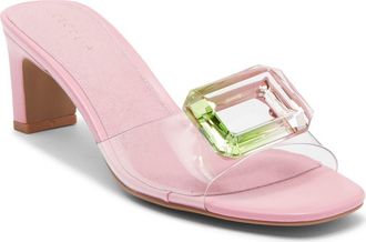 Cecelia New York Park Avenue Jewel Detail Sandal in Pink Fondant at Nordstrom, Size 8.5