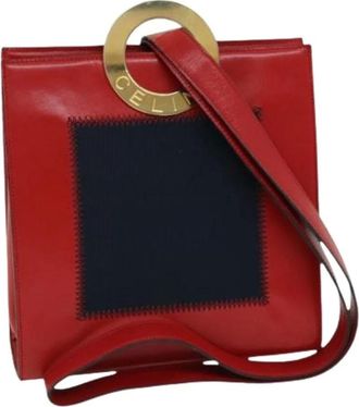 Celine Pre-owned Handbags, female, Red, Size: ONE SIZE Pre-owned Leather Handbag