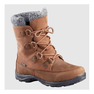 Baffin Womens Eldora Waterproof Winter Boots In Taupe/dark Brown