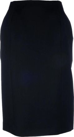 Balenciaga Stijlvolle Gonne voor een trendy look - Dames - Midirokken - Zwart - XS - Wol - Rokken