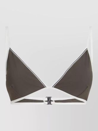 Brunello Cucinelli bikini set triangle top tie side