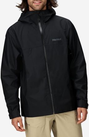 Marmot Minimalist Pertex Waterproof Hooded Jacket in Black at Nordstrom, Size X-Large