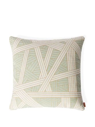 Missoni Home Kussen met geometrisch patroon - Groen