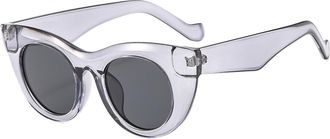 Generic Large Frame Outdoor Men Sunglasses Commuter Vacation Women Sports Sun Glasses(Grey)