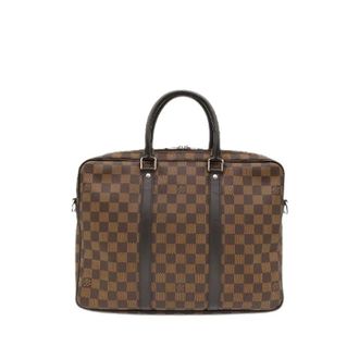 Louis Vuitton Pre-owned Porte-Documents Voyage - Dames - Pre-owned - Bruin - Maat: ONE Size Leer