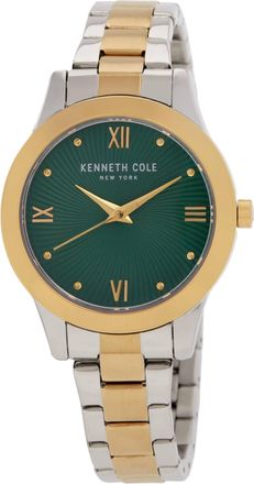 Kenneth Cole Quartz Green Dial Ladies Watch KCWLG7006202