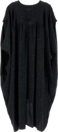 Maison Margiela Womens Dress Black Acetato Viscose