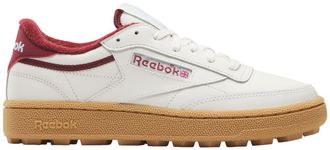 Reebok Womens Club C Golf, Chalk/Classic Burgundy, 4.5 UK