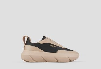 Alexander Smith Eclipse Woman in beige leather and black technical fabric