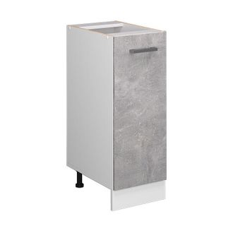 Vicco Mueble Bajo Universal R-line, Hormig&oacute;n, 30 Cm Con Puerta, Sin Encimera