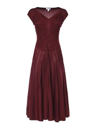Alaia Virgin Wool Midi Dress