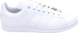 adidas Leren Veters Rubberen Zool Sneaker - Heren - Skateschoenen - Wit - 45 1/3 EU - Fitness