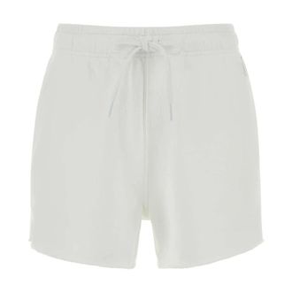 Polo Ralph Lauren Casual Shorts, female, White, Size: S Logo Embroidered Drawstring Shorts